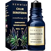 Calm Roll on Essential Oil Stress Relief Sandalwood Vetiver Destress Relaxation Calming Roller Aromatherapy Stick Self Care P