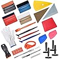 REEVAA Vinyl Wrap Tools & Window Tint Kit, 26PCS Professional Tools, Windshield & Car Wrap Tint Squeegee Kit, Magnet Micro Squeegee Kit, Corner Squeegee Kit, Tinting Kit for Film Installation