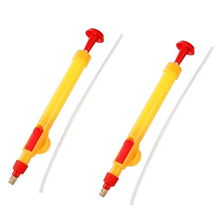 Futurekart Brass Nozzle Bottle Spray Gun (Yellow) - Set of 2