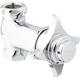 Central Brass 0331-1/2 Self-Close Straight Stop in Chrome