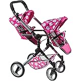 bayer twin tandem doll pram