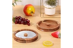 2 Pcs Salt Rimmer Set, Bar Glass Rimmer, Sugar and Salt Rimmer, Glass Rimmer for Drinks, Cocktail Rimmer Tray for Wide Cups u