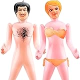 2 Pack 59 Inch Funny Inflatable Doll Life Size Blow