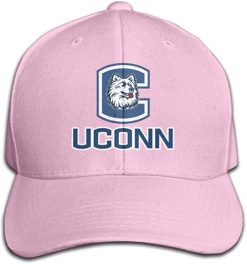 UConn Huskies Adjustable Pink Baseball Cap Hats Amazon.ca Clothing
