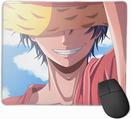 Amazon マウスパッド ワンピース ルフィone Piece Mousepad ミニ 小さい おしゃれ 耐久性が良 滑り止めゴム底 表面 防水 コンピューターオフィス ゲーミング 25 X 30cm 文房具 オフィス用品 文房具 オフィス用品
