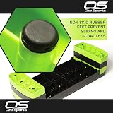 OZE SPORTS Aerobic Stepper Platform 2-5 Level Adjustable Green 5 Steps view 3
