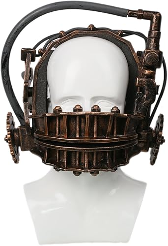 Amazon Xcoser コスプレ ソウ マスク ホラー映画風 怖い ヘルメット レジン 男女兼用 メンズ レディース ハロウン Saw Killer マスク 変装 仮面 お面 道具 コスプレ 仮装 通販