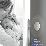 efbock Door Stopper 6pcs White Self-Adhesive Silicone Wall Protectors 1.57in view 6