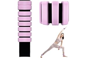 Loyala Wearable Wrist & Ankle Weights Set of 2/4, Adjustable Silicone Leg & Arm Weights for Women and Men for Yoga Pilates Fitness Strength Training Walking