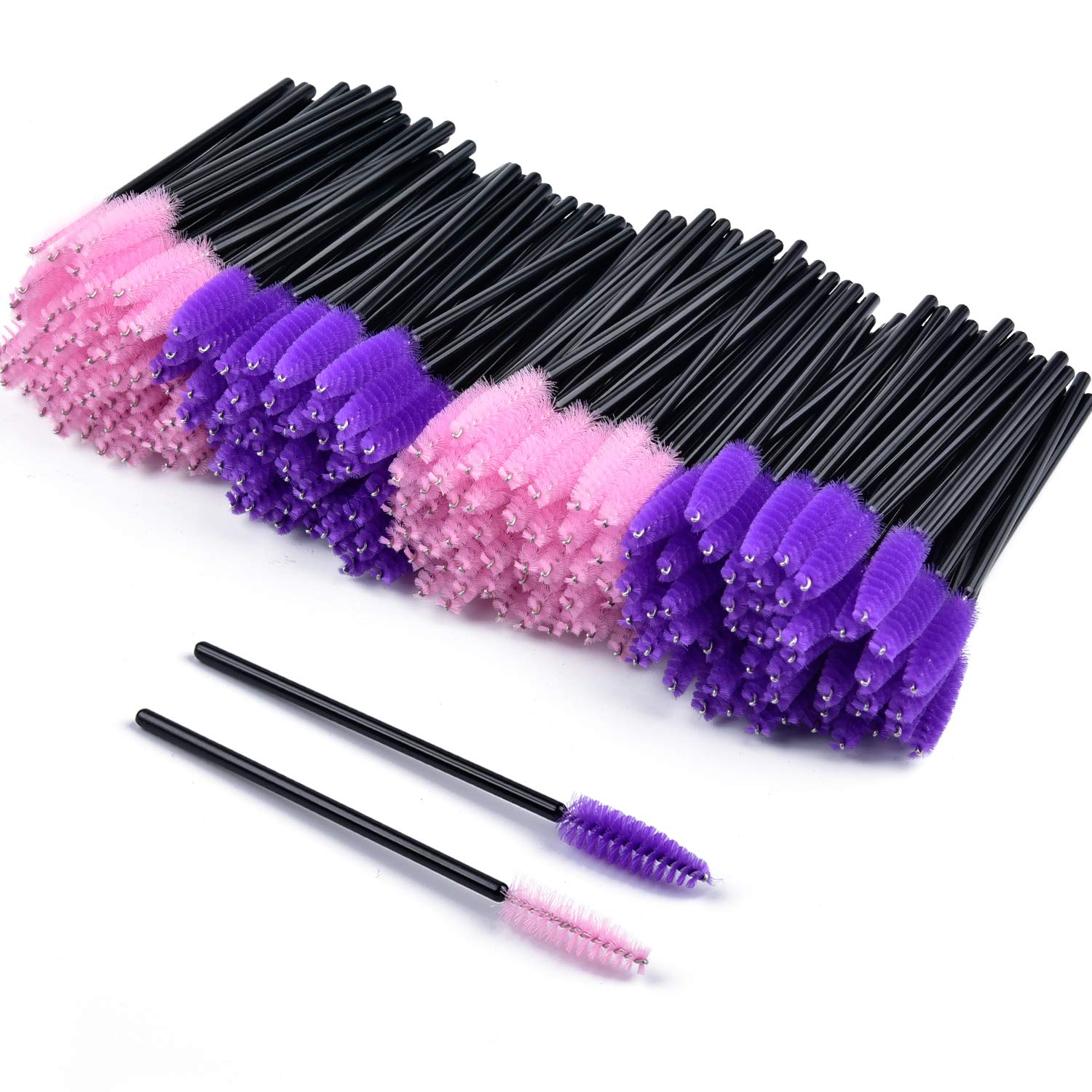 Mascara Wands 200pcs, MORGLES Eyelash Spoolies Disposable Lash Brushes Eyebrow Brush Makeup Kit