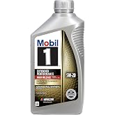 Mobil 1 Extended Performance High Mileage Full Synthetic Oil 5W-20 (6 Pack) | 1 QT | 20,000-Mile Protection | High Mileage Defense | Triple Action Formula