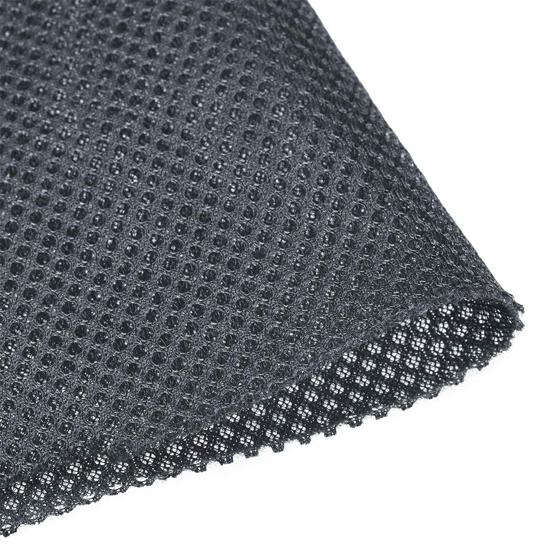 sourcing map Dark Grey Speaker Mesh Grill Cloth (not cane webbing) Stereo Box Fabric Dustproof Cloth 100cm x 160cm 40 inches x 63 inches