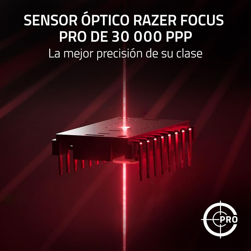 Razer viper v3 hyperspeed ​​​​wireless esports mouse (sensor óptico focus pro 30k, até 280 horas de vida útil da bateria, interruptores mecânicos de mouse gen-2, pesquisa real de 4000 hz) preto