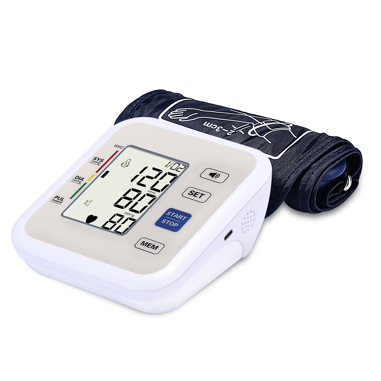 Buy Sahyog Fully Automatic Upper Arm Digital Blood Pressure Monitor Machine with Normal Sized