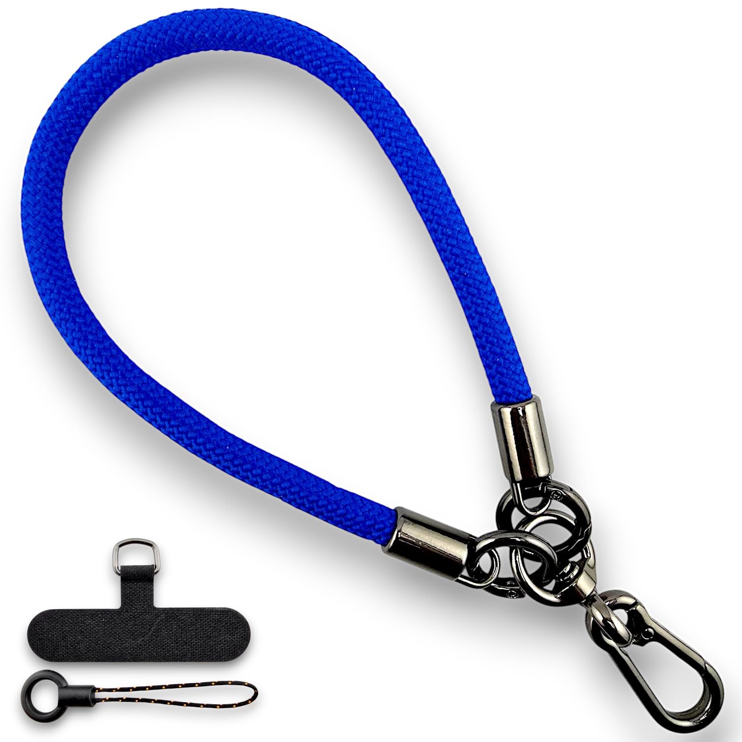 RATASK Wrist Strap Lanyard, Rope Lanyard Wrist Strap for Mobile Phones, Cameras, Keyring, Keychain,Mobile Accessory Pendant (7mm Thickness) (Dark Blue)