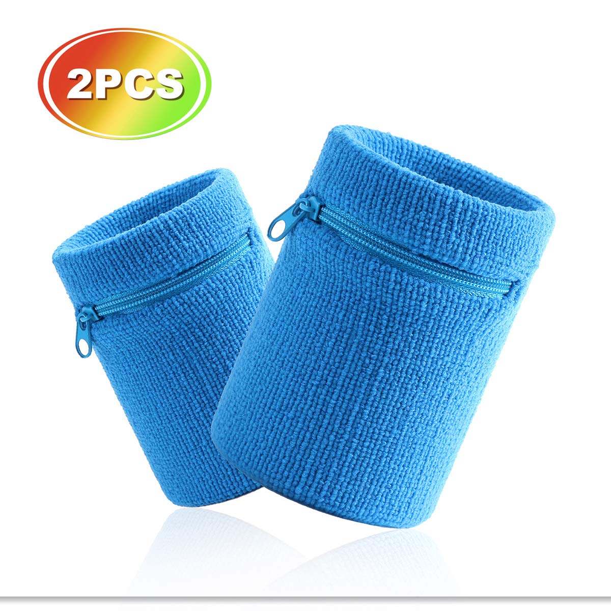 VENI MASEE Sportline Thick Solid Color Sweatband Set