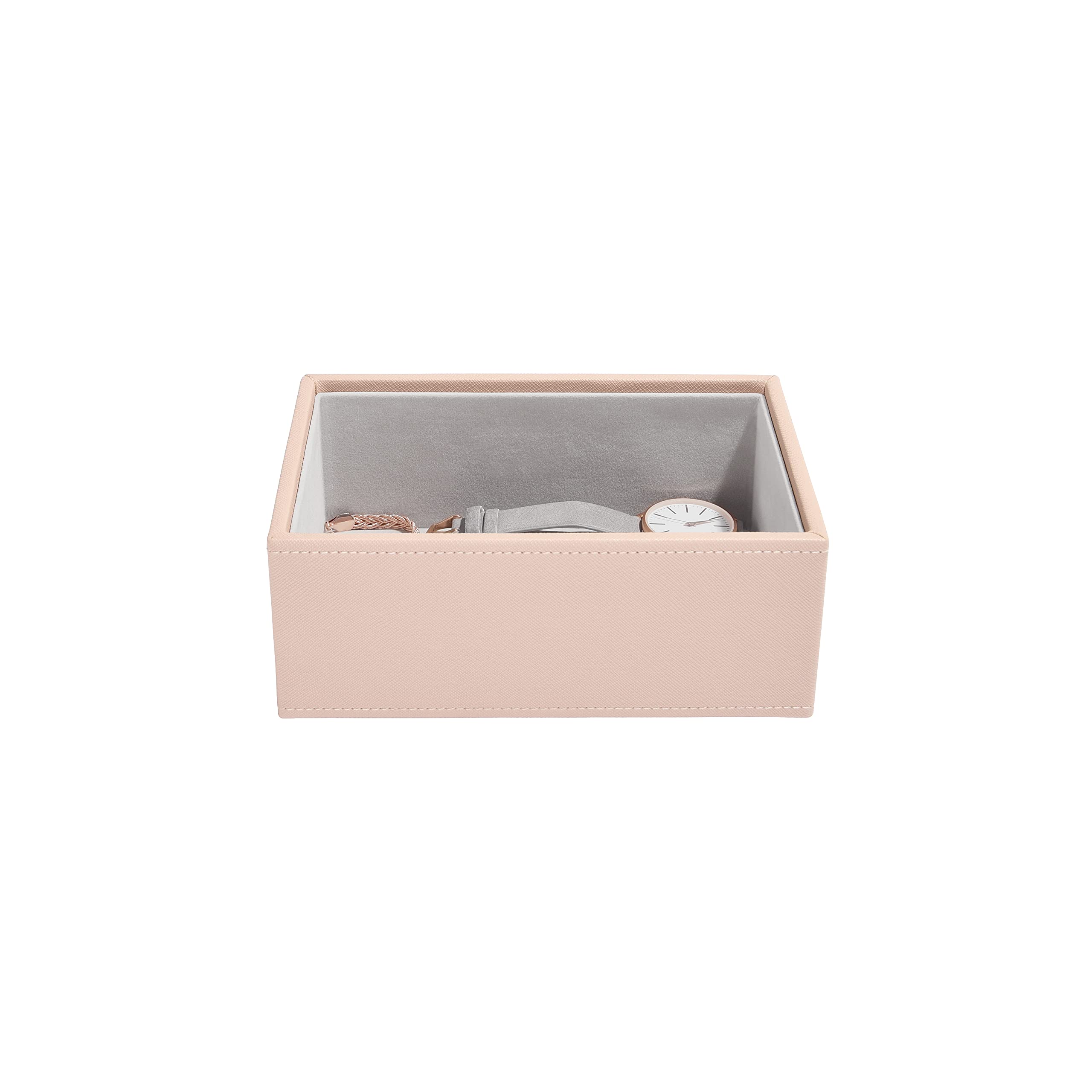 Stackers Blush Pink Mini Jewellery Box Chunky Jewellery Layer