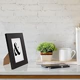 Fabian Clarke London 7x5 Modern Black Wooden Frame with 6x4 Mount view 6