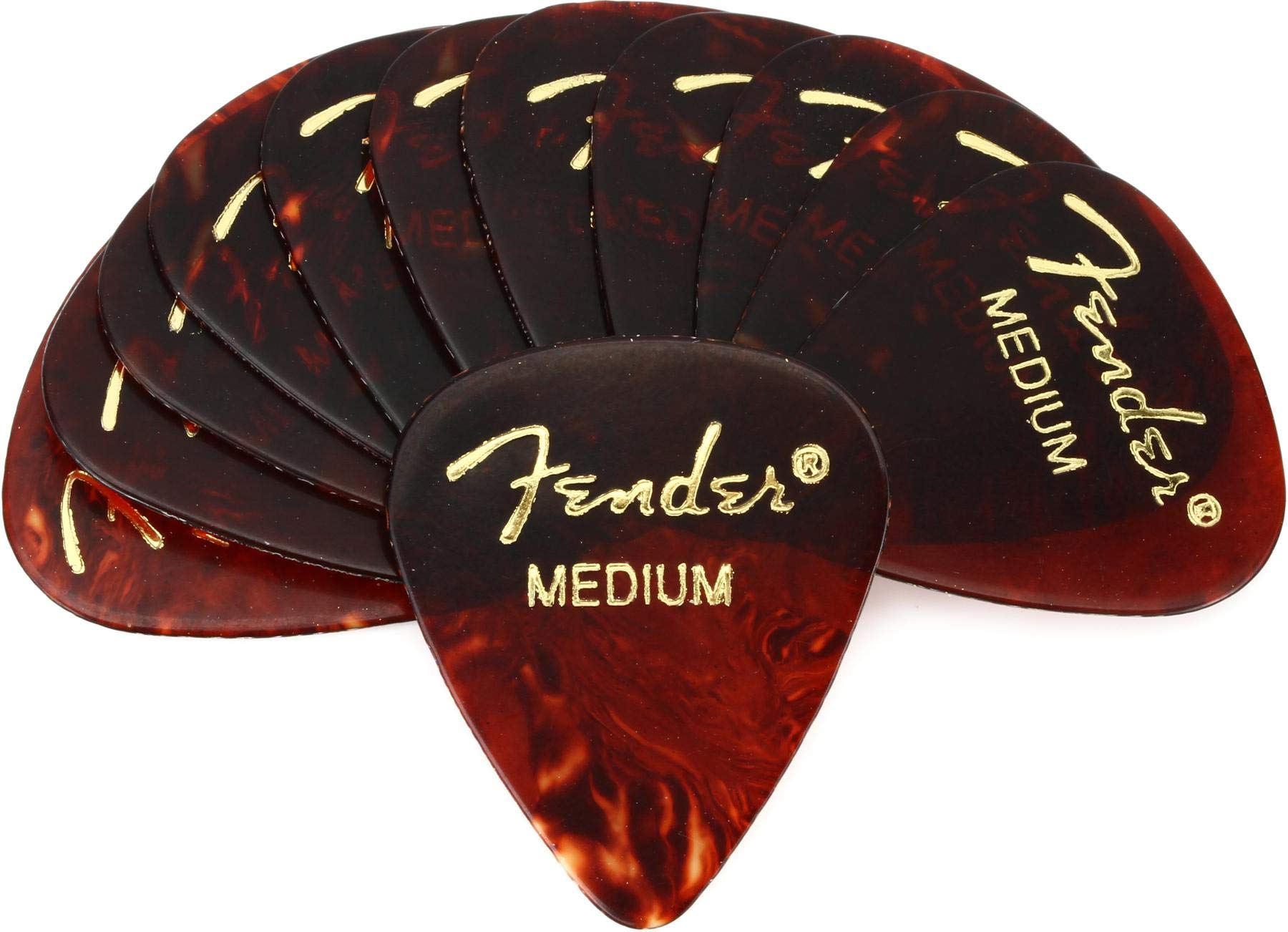 Fender Tortoise Shell - 351 Shape - Medium (12) — image 1
