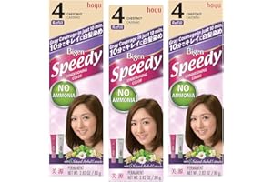 HOYU Bigen Speedy Conditioning Color Refill: 4 Chestnut - 3 Pack
