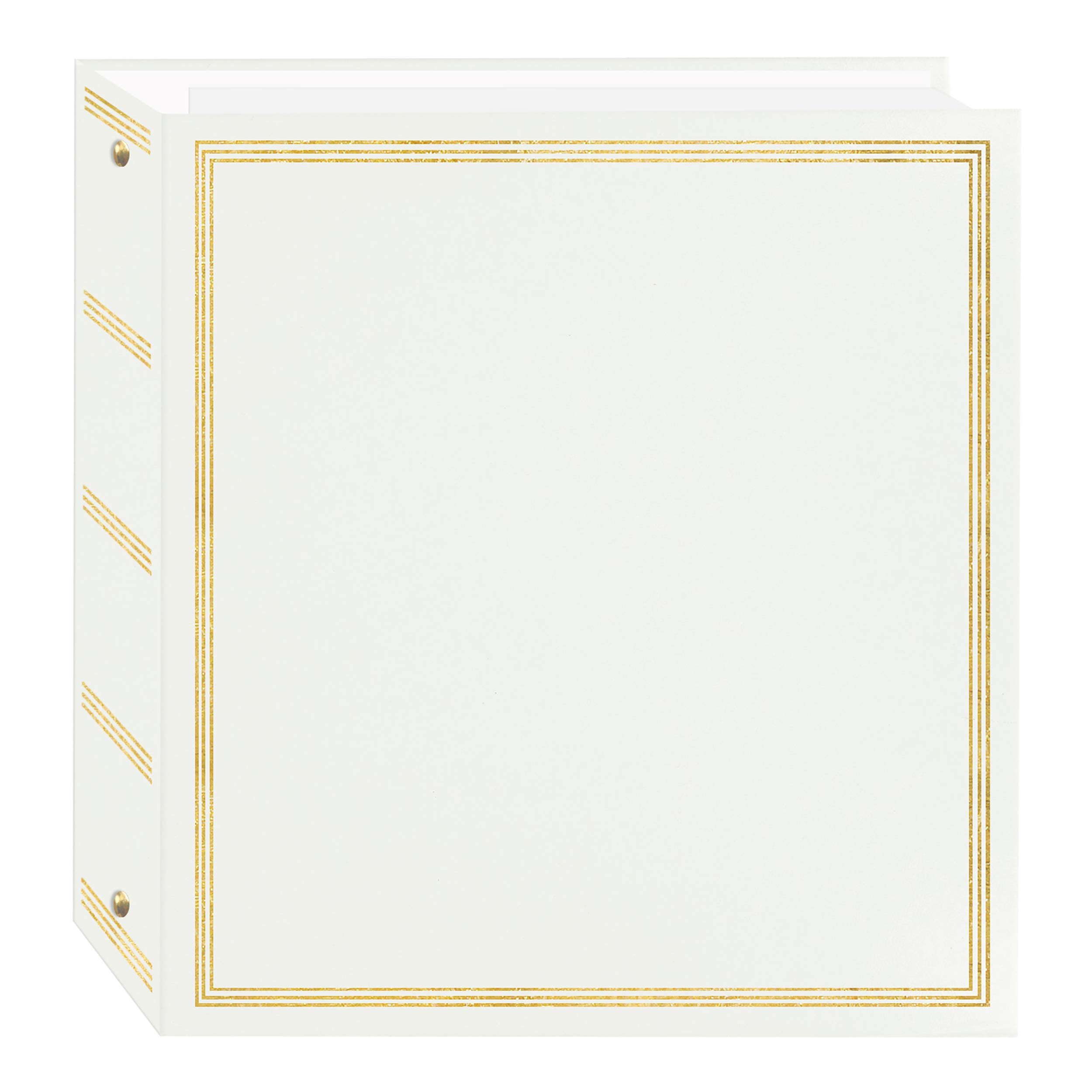 Pioneer Photo Albums TR-100W TR-100 White Magnetic 3-Ring Photo Album 100 Page