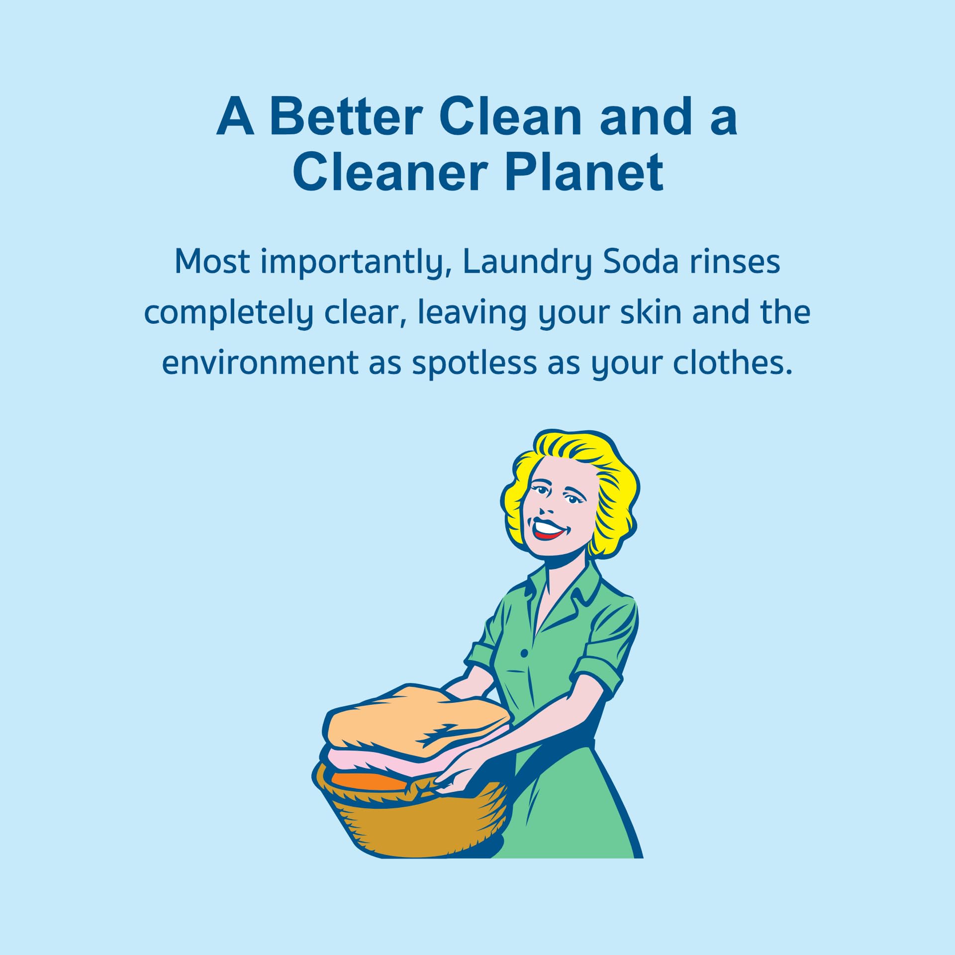 Nellie's Laundry Soda - Concentrated Laundry Detergent Powder - 100 Load - Gentle on Skin and Environment - Fragrance-Free - (Made in Canada)