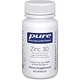Pure Encapsulations Zinc 30 mg - Supplement for Immune System Support, Growth and Development, and Wound Healing* - with Zinc