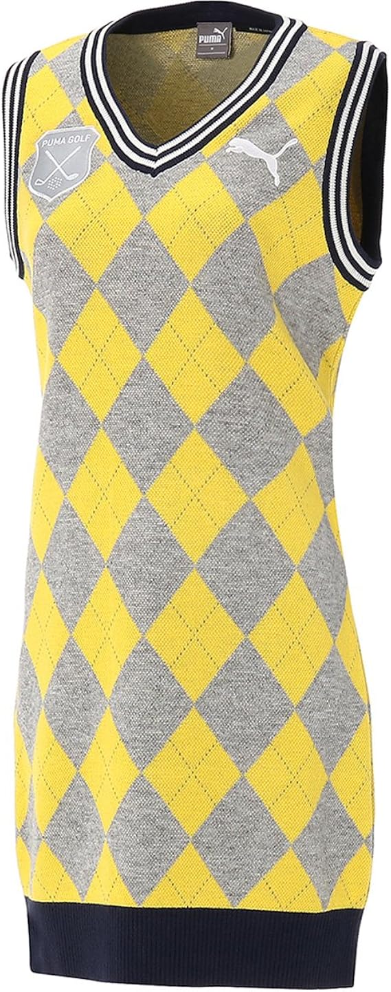 Amazon プーマゴルフ ゴルフウェア ニットベストワンピース レディース ダンデライオン 日本 S 日本サイズs相当 チュニック ワンピース 通販