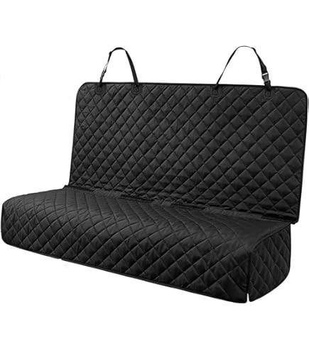 Lusso Gear 100% Waterproof Dog Car Seat Cover - Hammock Style For Back Seat, With Padded Headrest & Mesh Window - View #5
