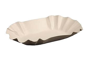 Semy Pappschale, rechteckig, 9x16x3 cm, beschichtet, 1er Pack (1 x 250 Stück)