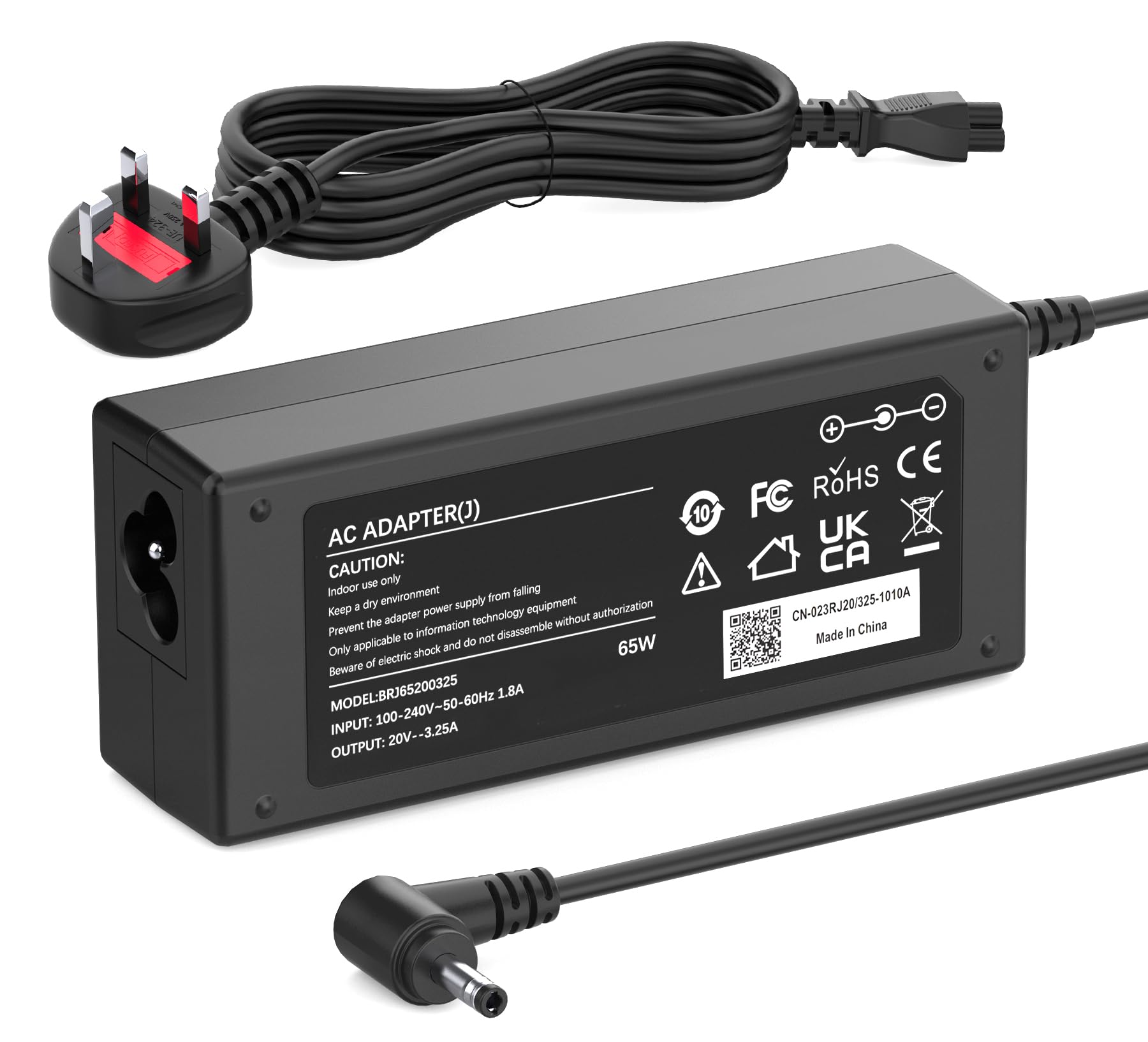 65W Laptop Charger Compatible with Lenovo Ideapad 3 5 330 330S 320 320S 310 100 110 120S 130 S130 S340 S540 S740 510 520 530S Yoga 510 520 530 Flex 4 5 6 Miix 510 520 Pa-1450-55Lk Power Supply Adapter