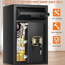5.8 cu ft Large Fireproof Drop Safe Box for