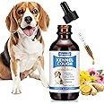 Xsvseie Kennel Cough Treatment Drops for Dogs, Natural Dog Supplement Herbal Kennel Cough Drops for All Breeds & Size Dog