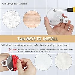 2Pack Adhesive Wall Mount for Ring Stick Up Cam