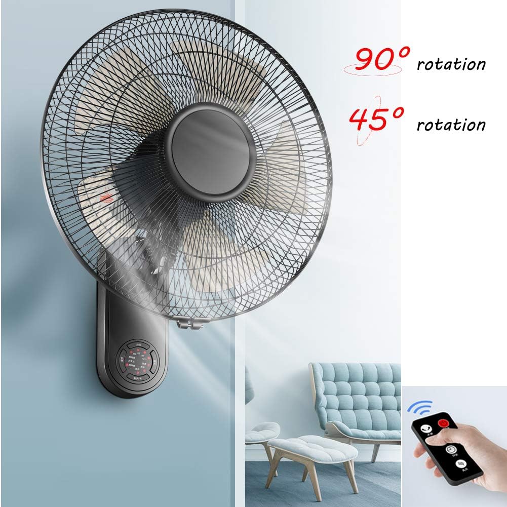 XYNH 18" Inch Wall Mounted Fan Cooling Oscillating Electric Fans With