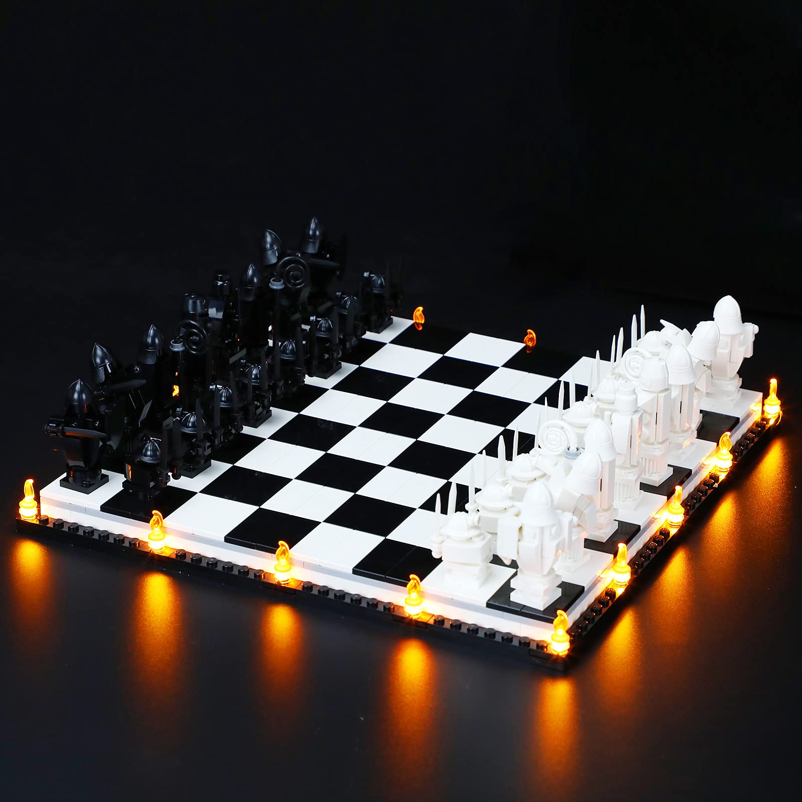 GEAMENT LED Light Kit Compatible with LEGO Harry Potter Hogwarts Wizard’s Chess - Lighting Set for Harry Potter 76392 (Building Set Not Included)