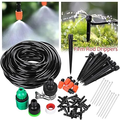 Outerdo Micro Drip Irrigation Kit Patio Plant Watering Kit Garden