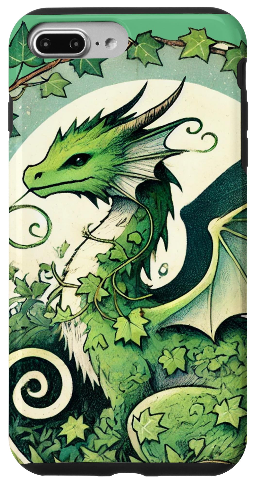 iPhone 7 Plus/8 Plus Green Ivy Dragon Nature lovers english ivy dragons Case