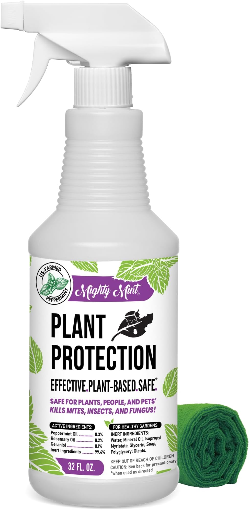 Mighty Mint 32 oz Peppermint Plant Protection Spray Kit for Spider