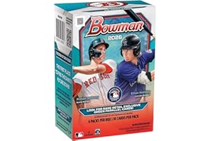 2026 Bowman Baseball Blaster Trading Card Box (Look for Retail Exclusive Green Parallels)