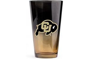 The Memory Company Officially Licensed NCAA 2-Pack 16oz Ombre Pint Glass Set Team Logo Barware Collection for Game Day Celebrations and Home Bar