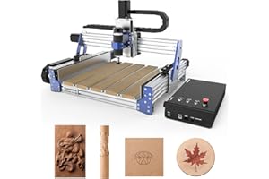 Genmitsu CNC Router Machine PROVerXL 4030 V2, NEMA 23 Closed-Loop Stepper Motor, 3 Axis Milling Machine with 400W Spindle, Fast Speed for Wood Metal Acrylic PCB MDF, Working Area 400 x 300 x 110mm