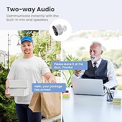 GlowPop 1080p Wireless Security Camera with AI
