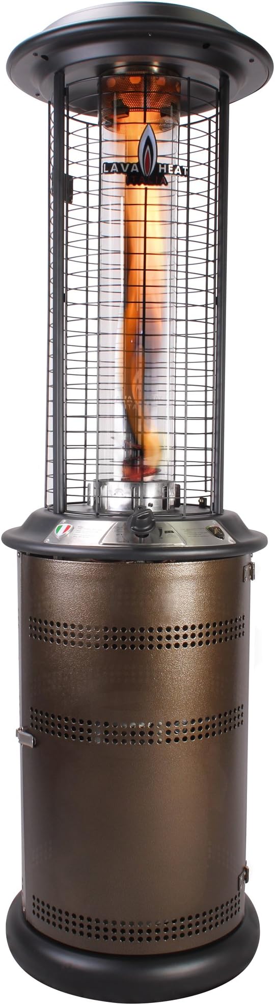 Lava Heat Italia Patio Heater Milano Natural Gas, 36,000 BTU, Heritage Bronze