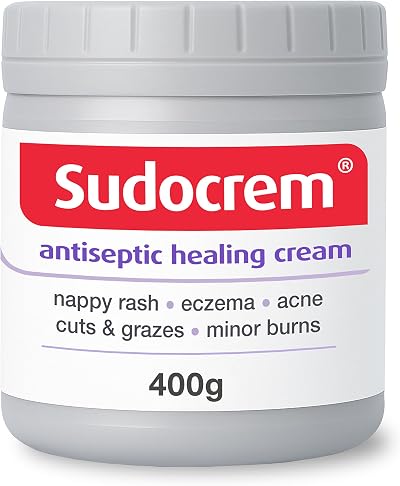 Sudocrem Antiseptic Healing Cream 400g Zinc Oxide Nappy Rash Eczema Acne Burns