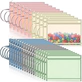 Marspark 30 Pack Classic Color Mesh Zipper Pouch Bags A4 Nylon Organizing Bags Breathable See Through Zipper Pouch with Handle for Office Games