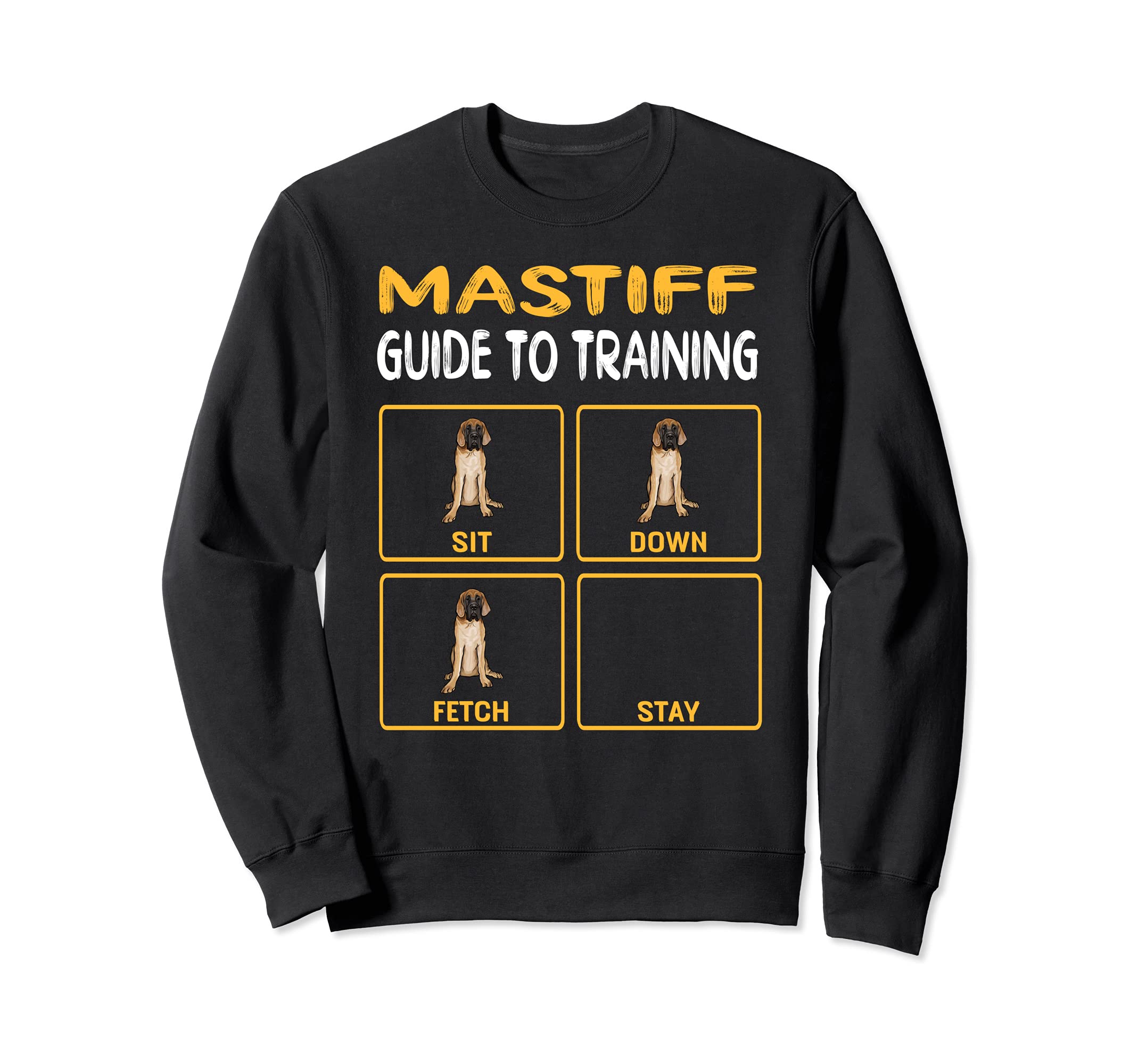 Funny Mastiff Guide To Training Dog Obedience Trainer Sweatshirt