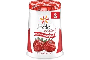 Yoplait Original Low Fat Strawberry Yogurt Cup, Made with Real Fruit, 6 oz