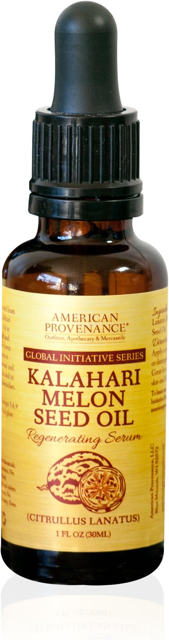 American Provenance Kalahari Melon Seed Oil Regenerating Serum, 1 oz (30ml)
