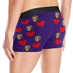 Custom Funny Face Boxer, I Licked You So It's Mine